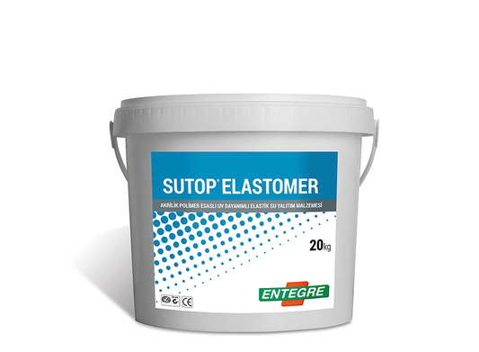 ENTEGRE SUTOP® ELASTOMER Akrilik (Elastomerik) Reçine Esaslı, UV Dayanımlı Elastik Su Yalıtım Malzemesi